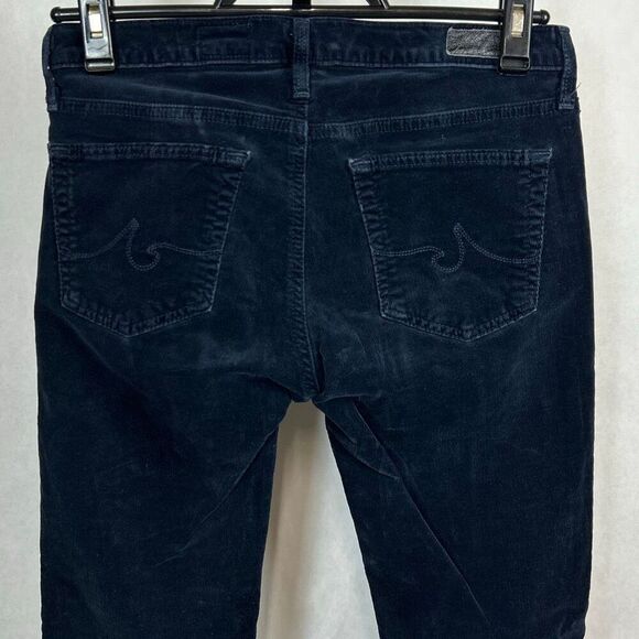 Adriano Goldschmied AG The Stevie Slim Straight Corduroy Pants Sz 26R Black - Picture 5 of 12